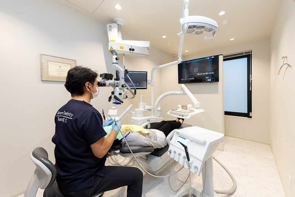 修正治療・確定治療の様子