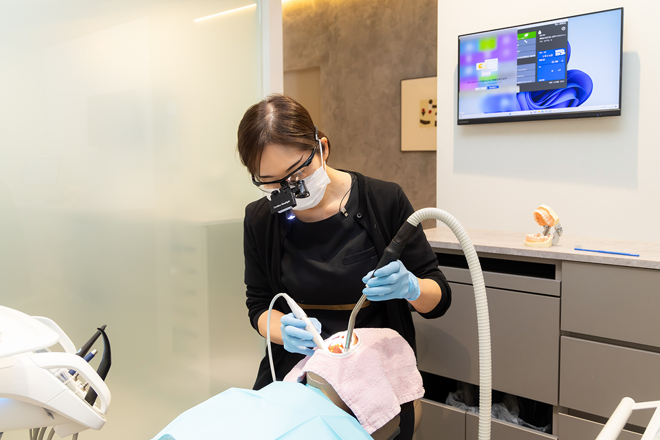 メインテナンスの施術風景